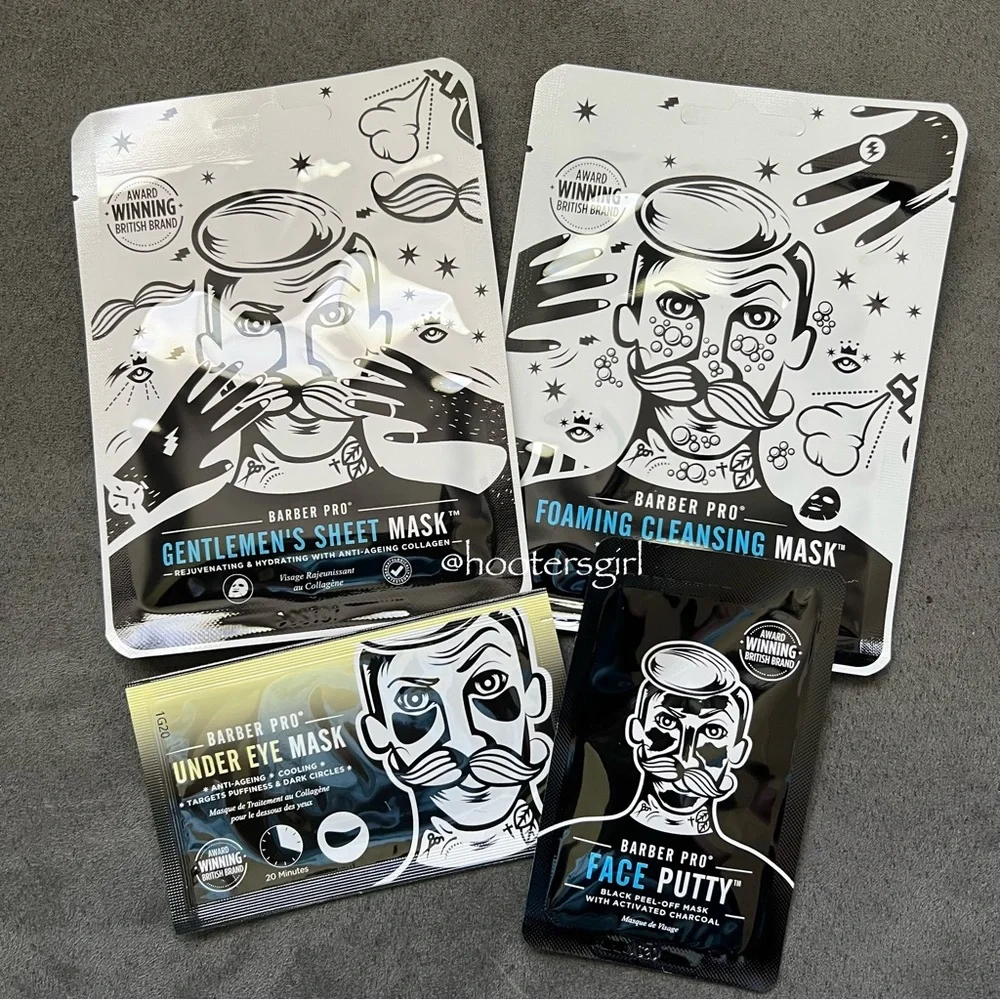 💈Barber Pro Skin Revival Face Mask Set 4 Pack💈